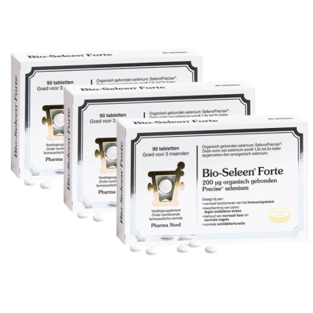 3x Pharma Nord Bio seleen forte (90 tabletten) van Pharma Nord