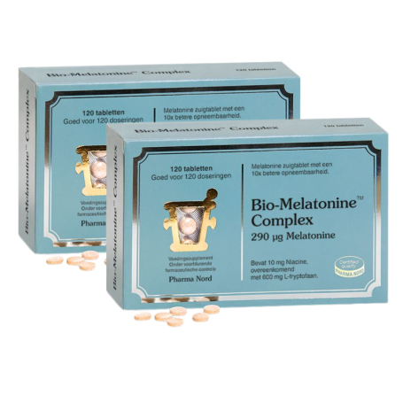 2x Pharma Nord Bio Melatonine Complex (120 zuigtabletten) van Pharma Nord