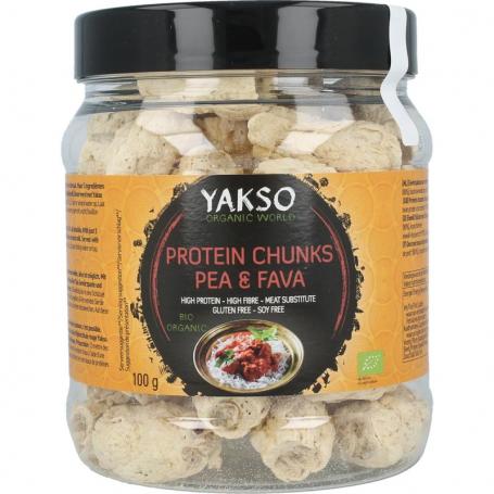Eiwitbrokken erwten & fava bonen bio van Yakso