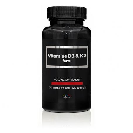 Apb Holland Vitamine D3 50mcg & K2 50mcg forte (120 softgels) van Apb Holland