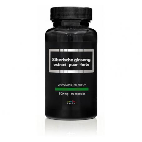Apb Holland Siberische ginseng extract puur 500mg (60 capsules) van Apb Holland