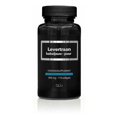 Apb Holland Levertraan kabeljauw puur 500mg (110 softgels) van Apb Holland