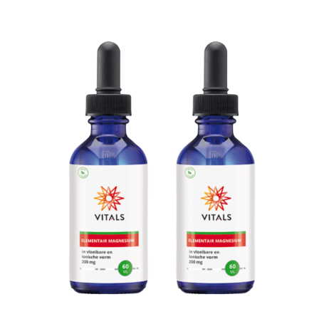2x Vitals Elementair magnesium (60 ml) van Vitals