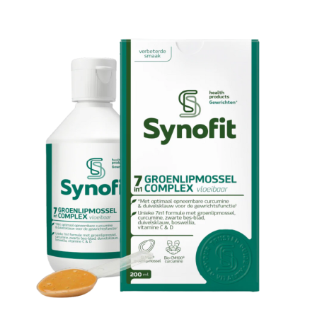 Synofit Groenlipmossel 7 in 1 Vloeibaar (400 ml) van Synofit