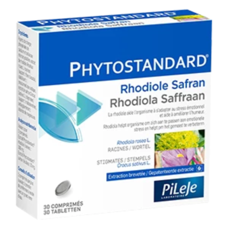 PiLeJe Phytostandard® Rhodiola / Saffraan (30 tabletten) van PiLeje