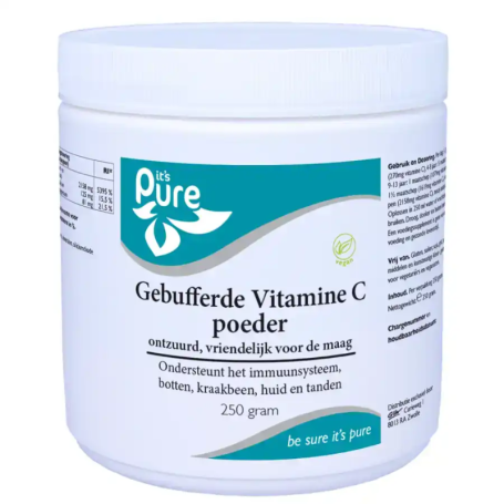 It's Pure Gebufferde Vitamine C Poeder (250 gram) van Its Pure