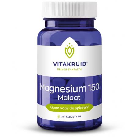 Magnesium 150 malaat met vitamine B6 (P-5-P) van Vitakruid
