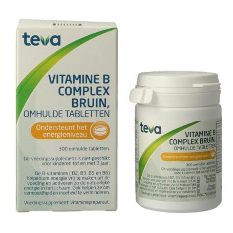 Vitamine B complex bruin los van Teva