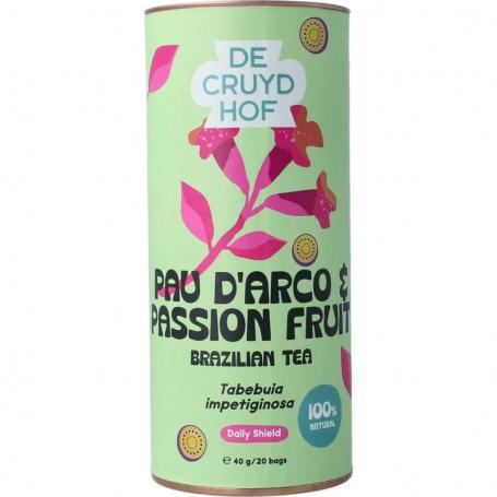Thee pau d'Arco / passion fruit van Cruydhof