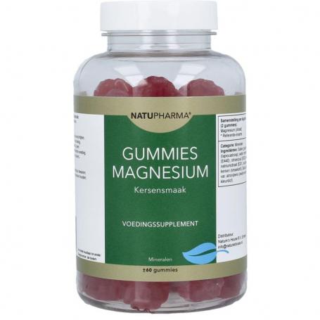 Gummies magnesium kersensmaak van Natupharma