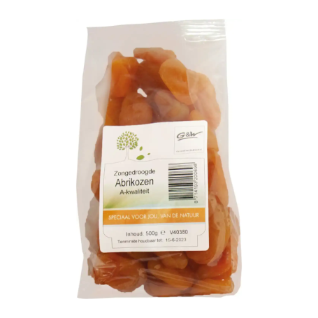 G&W Zongedroogde Abrikozen (500 gram) van G&W