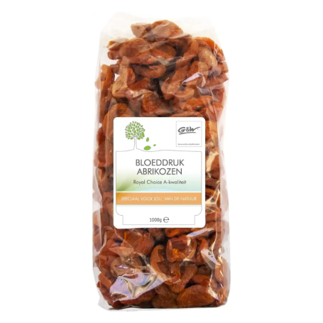 G&W Bloeddruk Abrikozen (1000 gram) van G&W