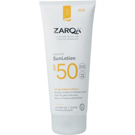 Sunlotion SPF50 sensitive van Zarqa