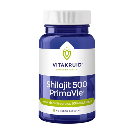 Vitakruid Shilajit 500mg PrimaVie (60 capsules) van Vitakruid