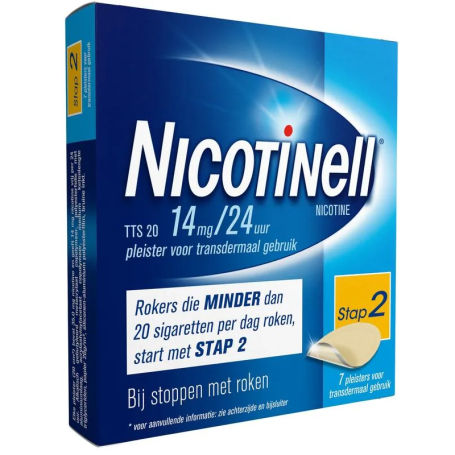 Nicotinell TTS 20 – 14 mg/24 uur pleisters (7 st) van Nicotinell