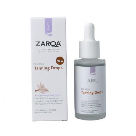 Tanning drops sensitive van Zarqa