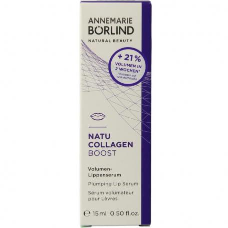 Natu collagen boost plum lip serum van Borlind