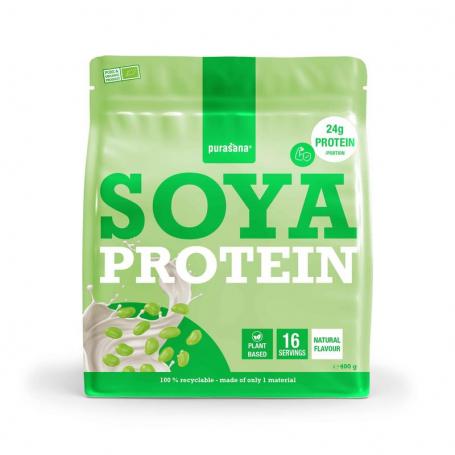 Plant protein soja natuurlijk bio van Purasana