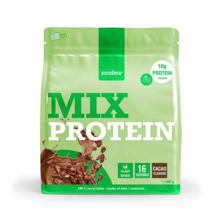 Plant protein mix cacao bio van Purasana