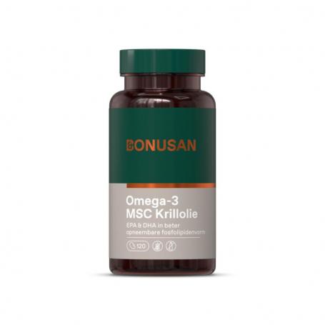 Bonusan Omega 3 MSC Krillolie (120 softgels) van Bonusan