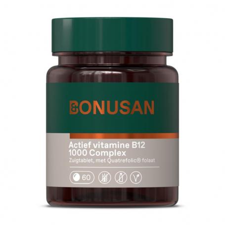 Bonusan Vitamine B12 1000 mcg actief (60 zuigtabletten) van Bonusan