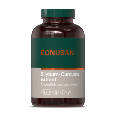Bonusan Silybum curcuma extract (200 capsules) van Bonusan