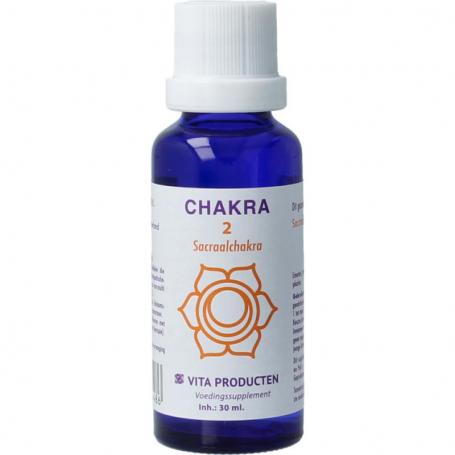 Chakra 2 sacraalchakra (oranje) van Vita