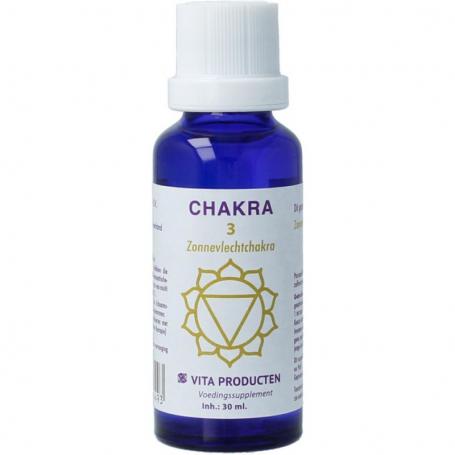 Chakra 3 zonnevlechtchakra (geel) van Vita