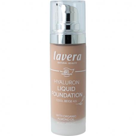 Hyaluron foundation cool beige 4.5 van Lavera