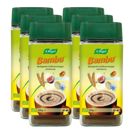 6x A Vogel Bambu koffie bio (200 gram) van A Vogel