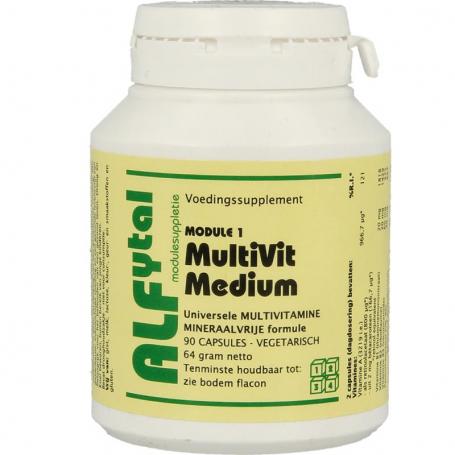 MultiVit medium - mineraalvrij van Alfytal