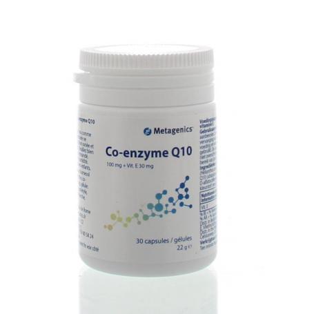 Metagenics Co enzyme Q10 100mg (30 capsules) van Metagenics