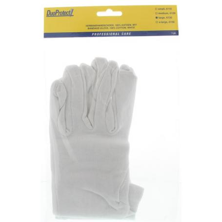 Handschoen katoen maat L van Duoprotect