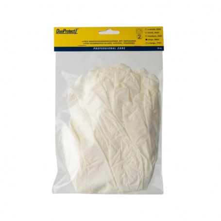Handschoen latex large van Duoprotect