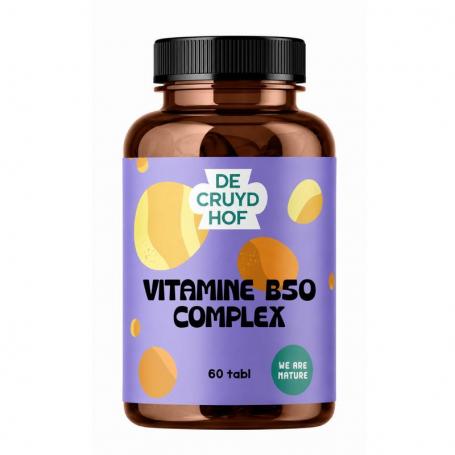 De Cruydhof Vitamine B50 complex, 60 tabl van De Cruydhof