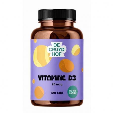 De Cruydhof Vitamine D3, 120 tabl van De Cruydhof