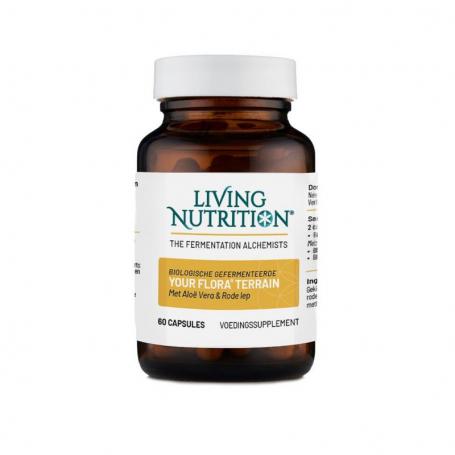 Your Flora Terrain met aloë vera en rode iep bio van Living Nutrition