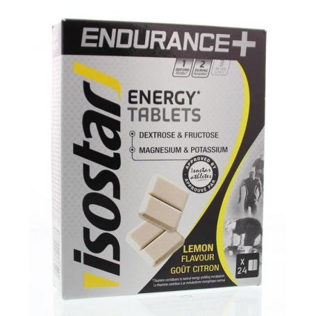 Endurance+ energy tablets lemon van Isostar