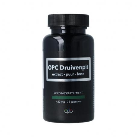 OPC Druivenpit extract puur forte 75 caps - 420 mg van Apb Holland