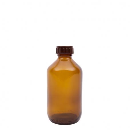 Medicijnfles gedopt bruin 200 ml 28 mm van Blockland