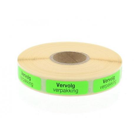 Strooketiket vervolg verpakking 30 x 10 mm van Blockland