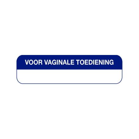 Strooketiket voor vaginale toediening 44 x 11 mm van Blockland