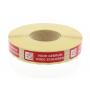 Strooketiket voor gebruik schudden 44 x 11 mm van Blockland