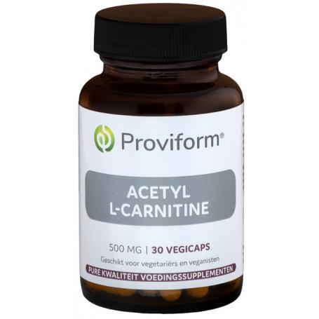 Acetyl L-carnitine 500 mg, 30vc van Proviform