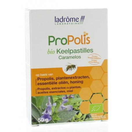 Propolis keelpastille bio van Ladrome