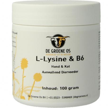 L-Lysine en vitamine B6 hond/kat van Groene Os
