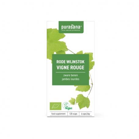 Rode wijnstok vegan bio van Purasana
