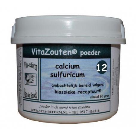 Calcium sulfuricum poeder nr. 12 van Vitazouten