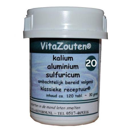 Kalium aluminium sulfuricum VitaZout nr. 20 van Vitazouten