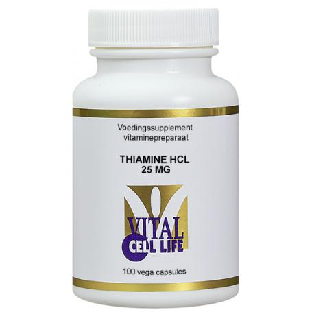 Thiamine HCL 25mg van Vital Cell Life